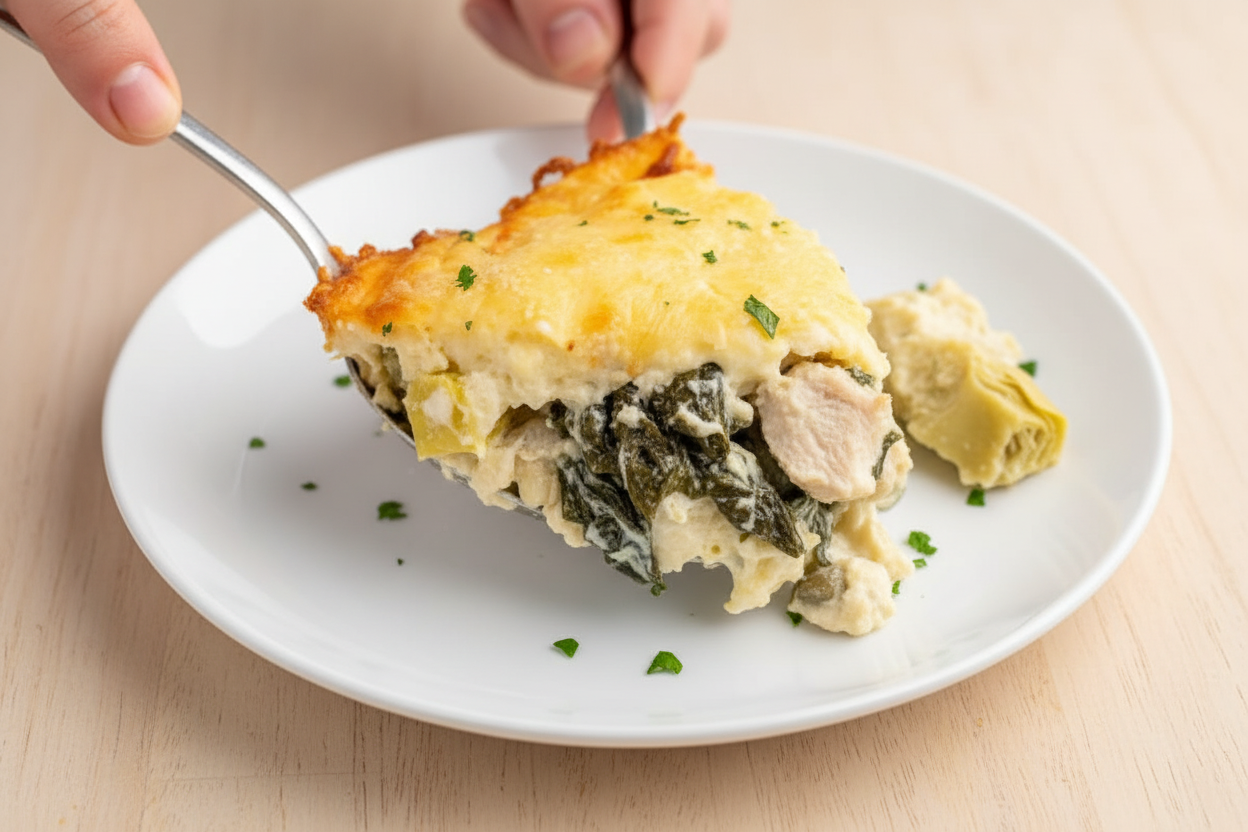 Spinach and Artichoke Chicken Casserole