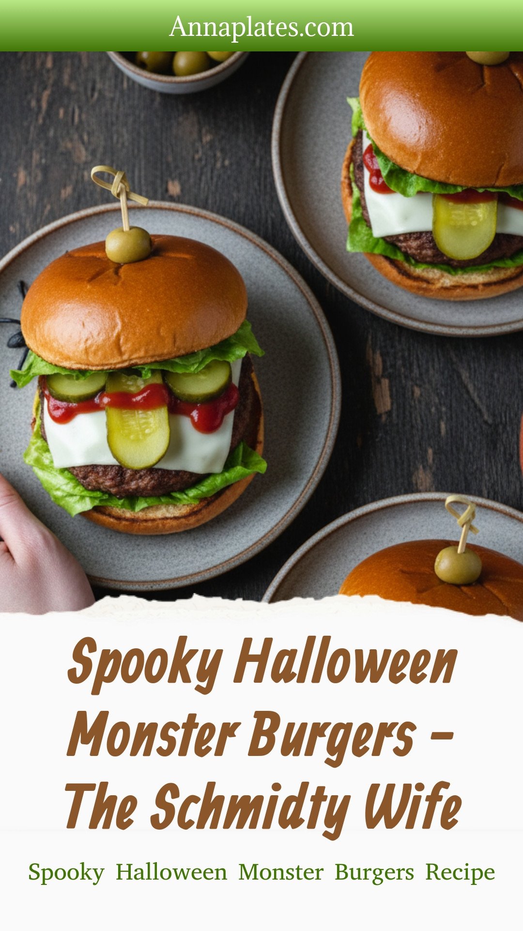 Spooky Halloween Monster Burgers - The Schmidty Wife