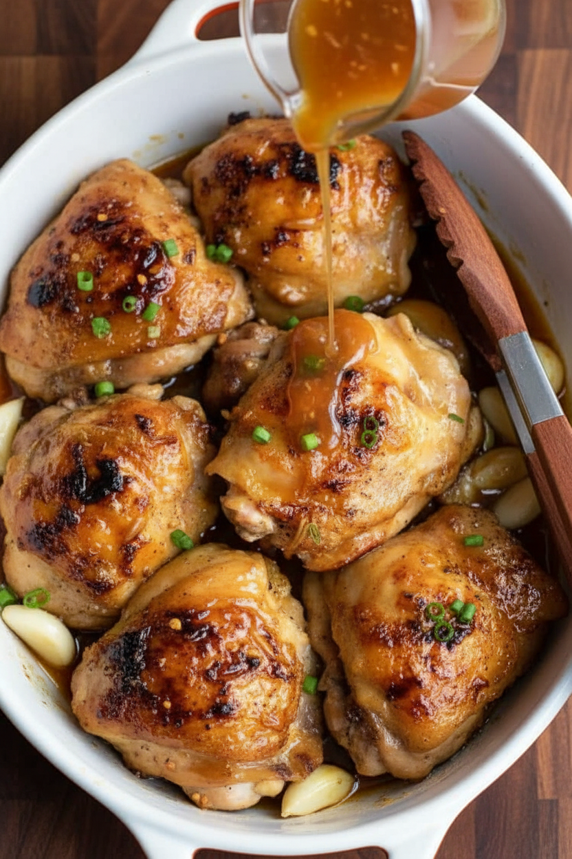 Sticky Orange Chicken Thighs - The Schmidty Wife
