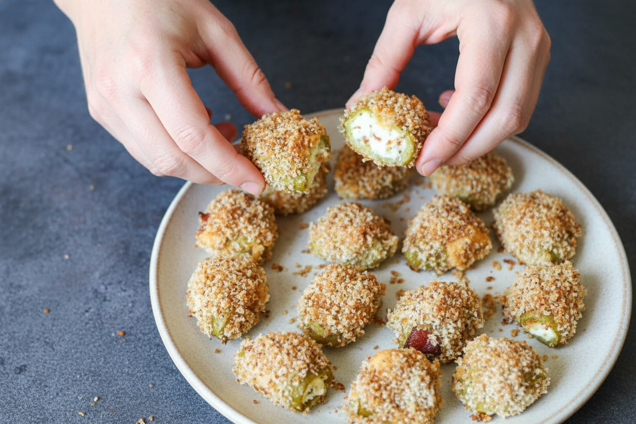 Stuffed Banana Pepper Bites Recipe