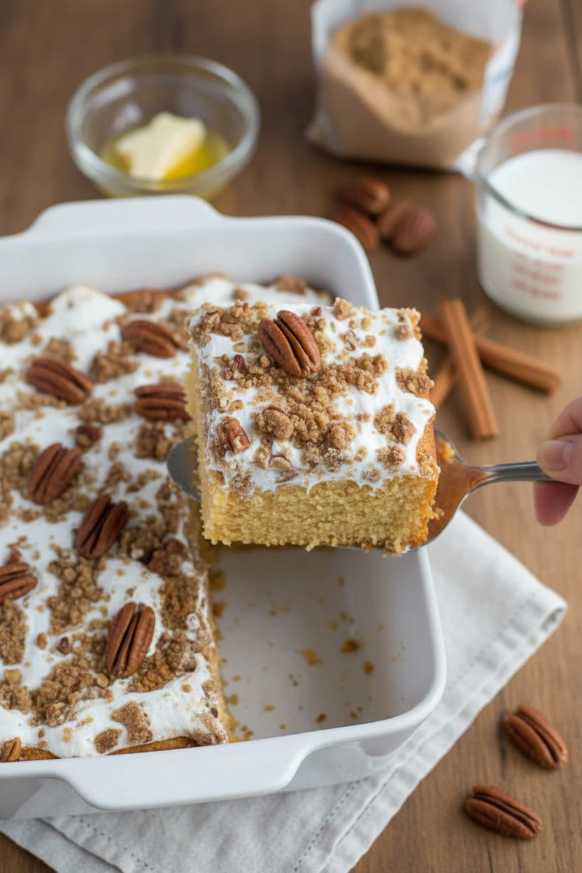 Sweet Potato Casserole Coffee Cake