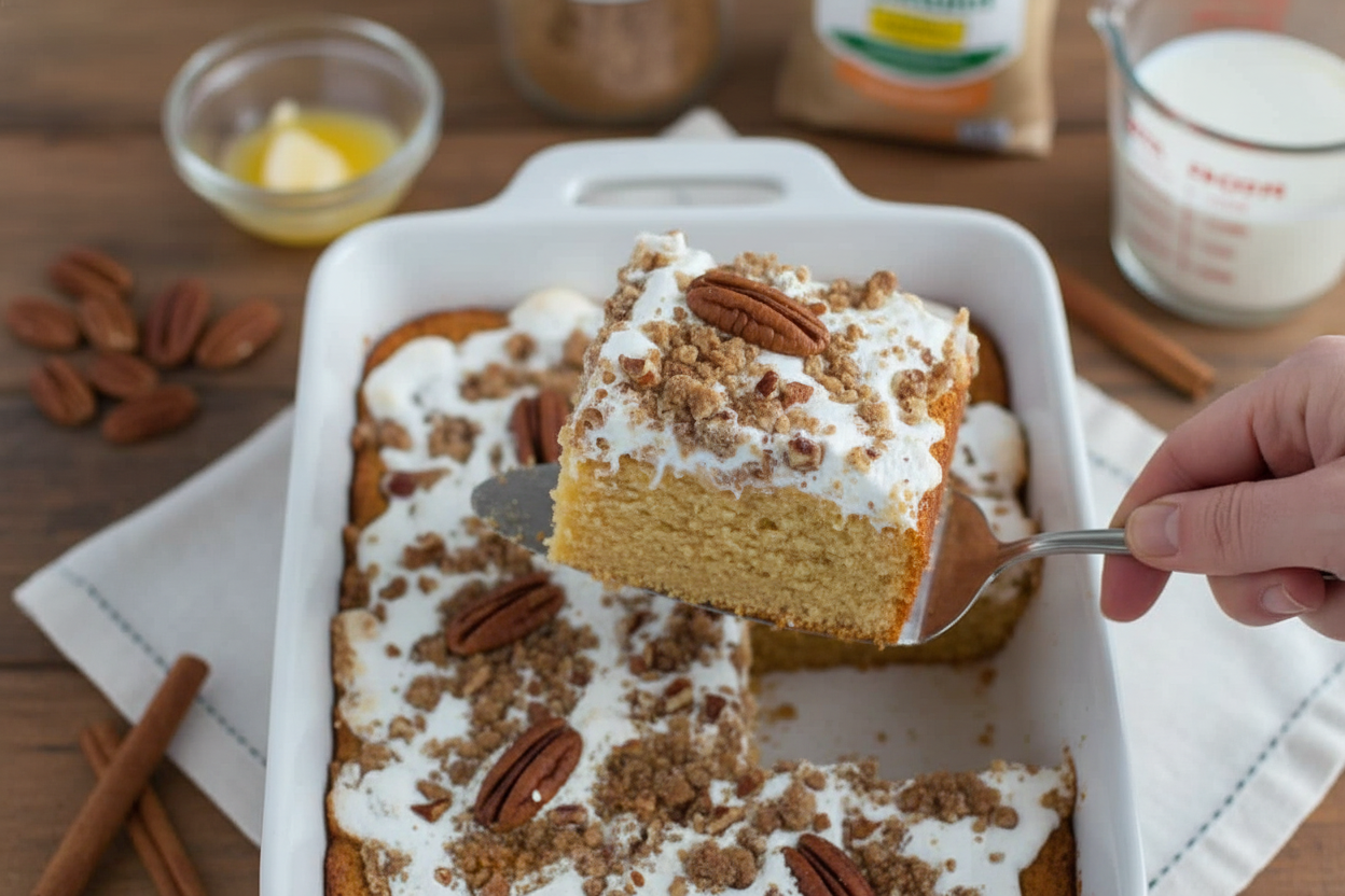 Sweet Potato Casserole Coffee Cake Recipe