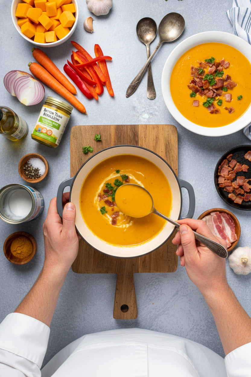 The BEST Roasted Butternut Squash Soup Recipe - The Schmidty Wife