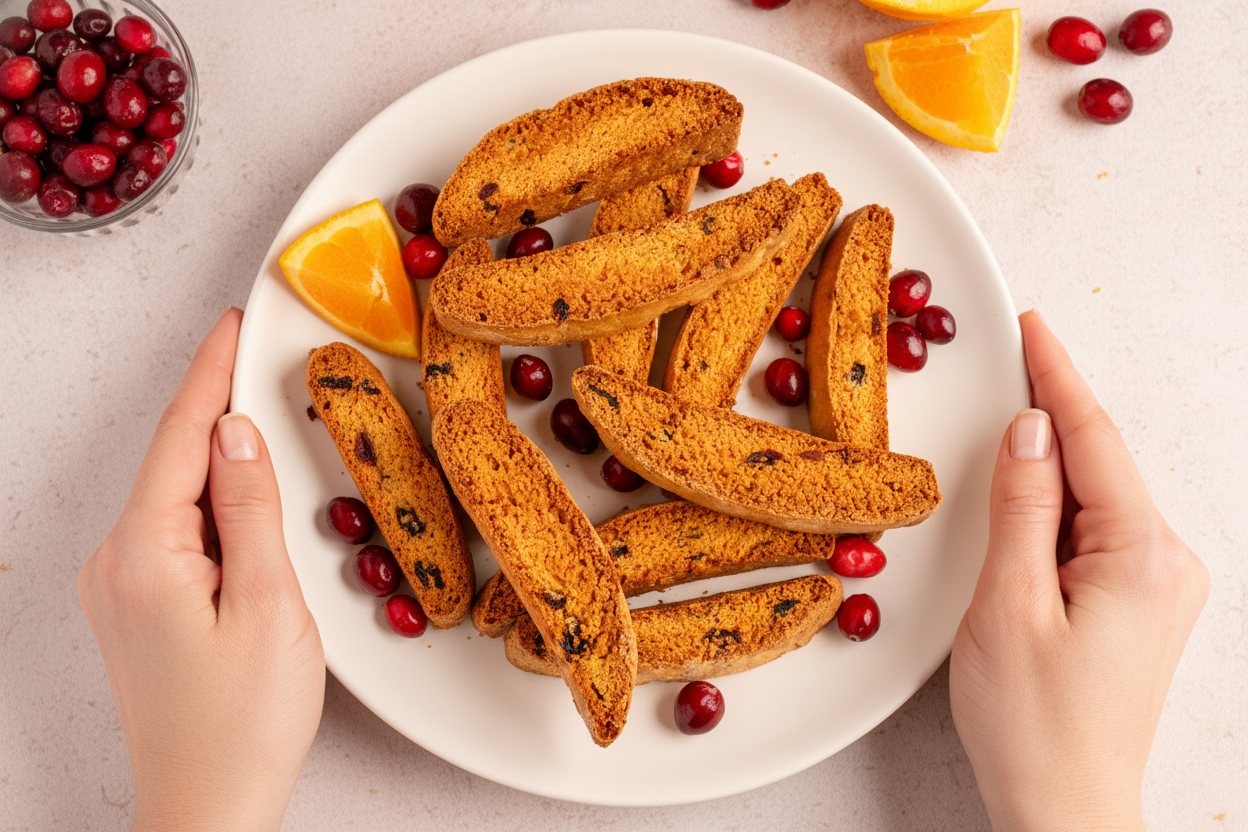 The Best Orange Cranberry Biscotti – The Schmidty Wife: Best Orange Cranberry Biscotti Recipe