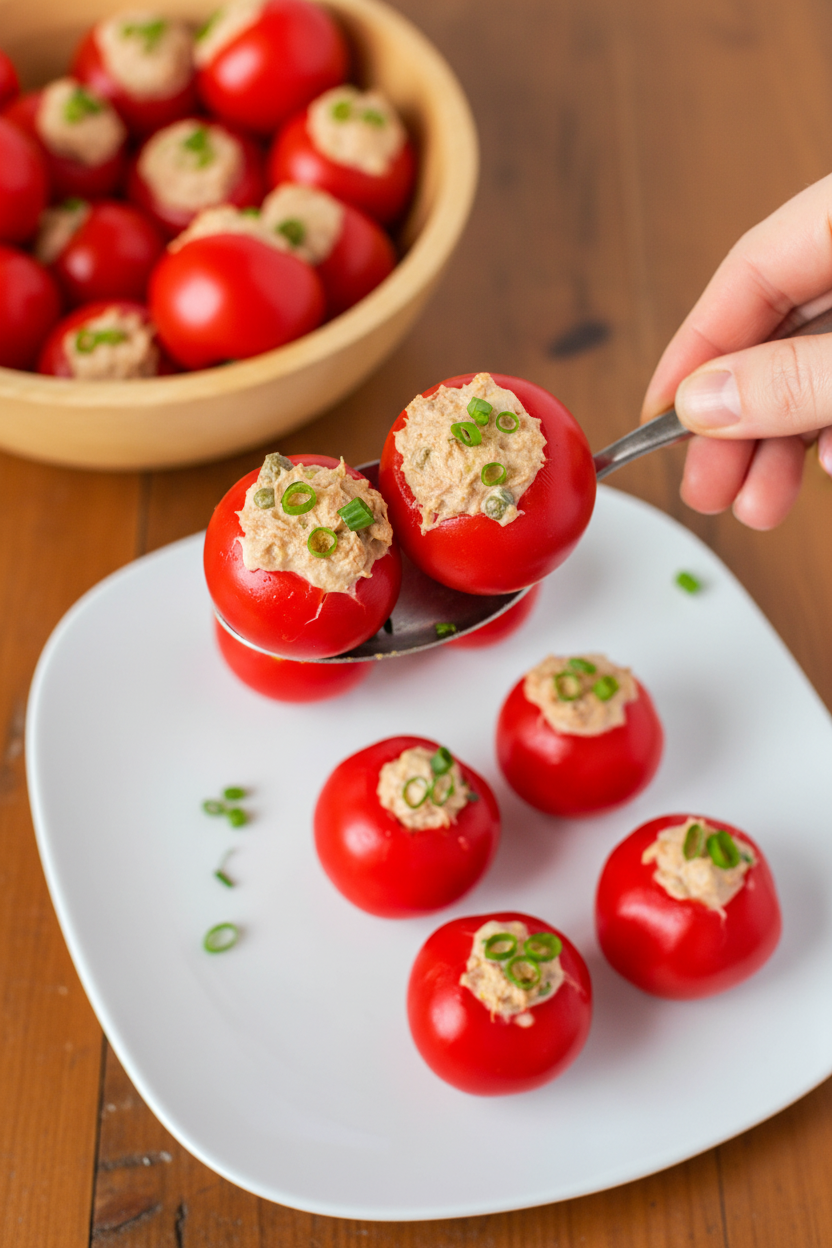Tuna Stuffed Tomatoes