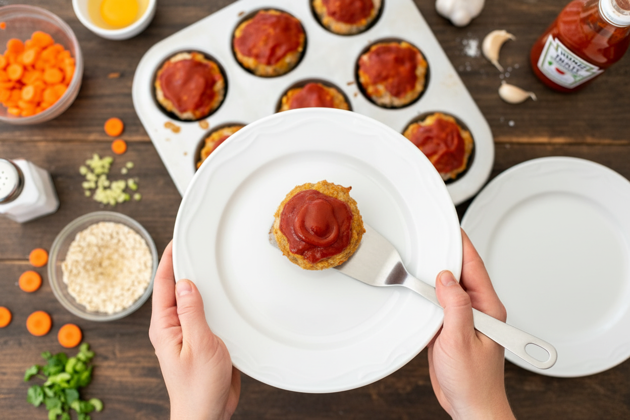 Turkey Veggie Meatloaf Muffins - The Schmidty Wife