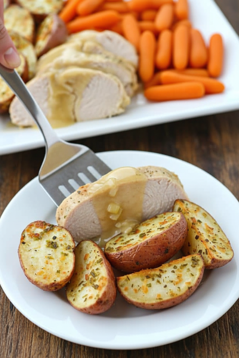 Tuscan Turkey Dinner for Two with Roasted Red Potatoes!