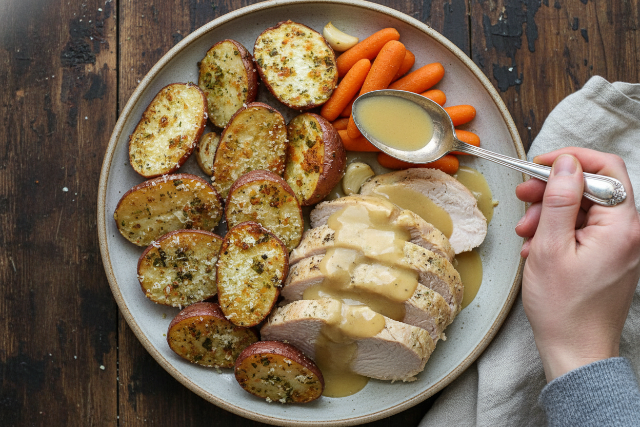 Tuscan Turkey Dinner for Two with Roasted Red Potatoes!
