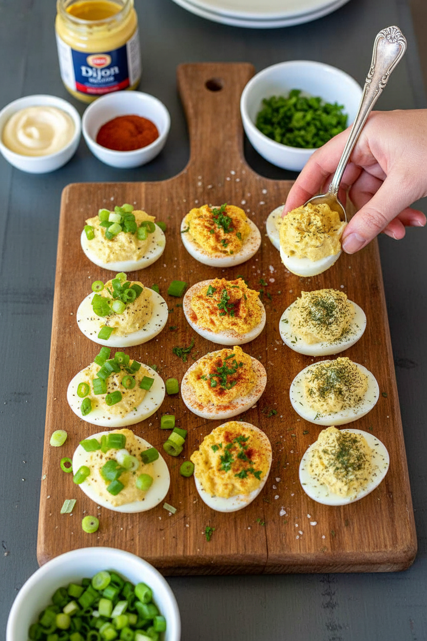 Twisted Deviled Eggs