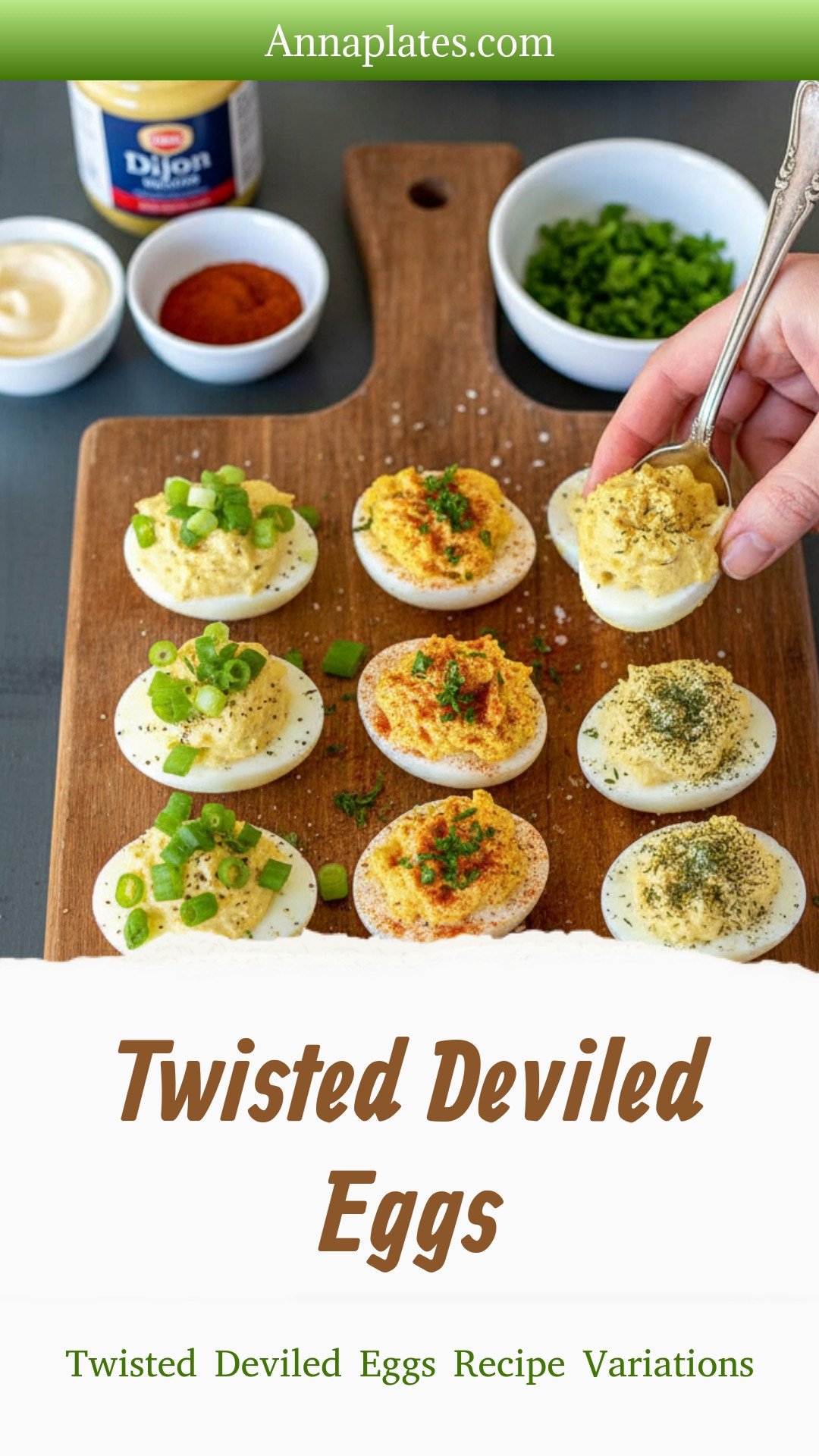 Twisted Deviled Eggs