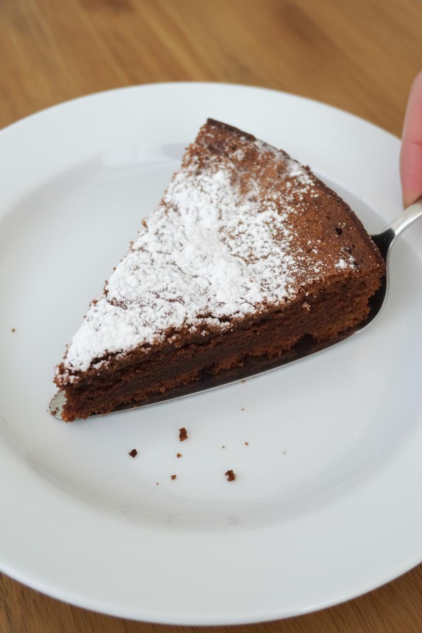 Two Ingredient Flourless Nutella Cake