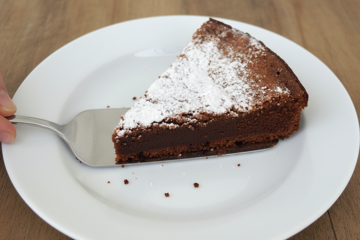 Two Ingredient Flourless Nutella Cake