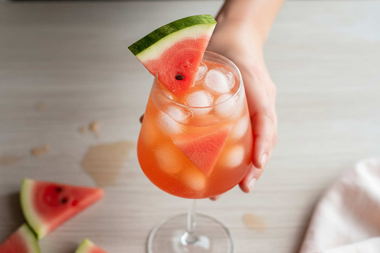 Watermelon Aperol Spritz - The Schmidty Wife