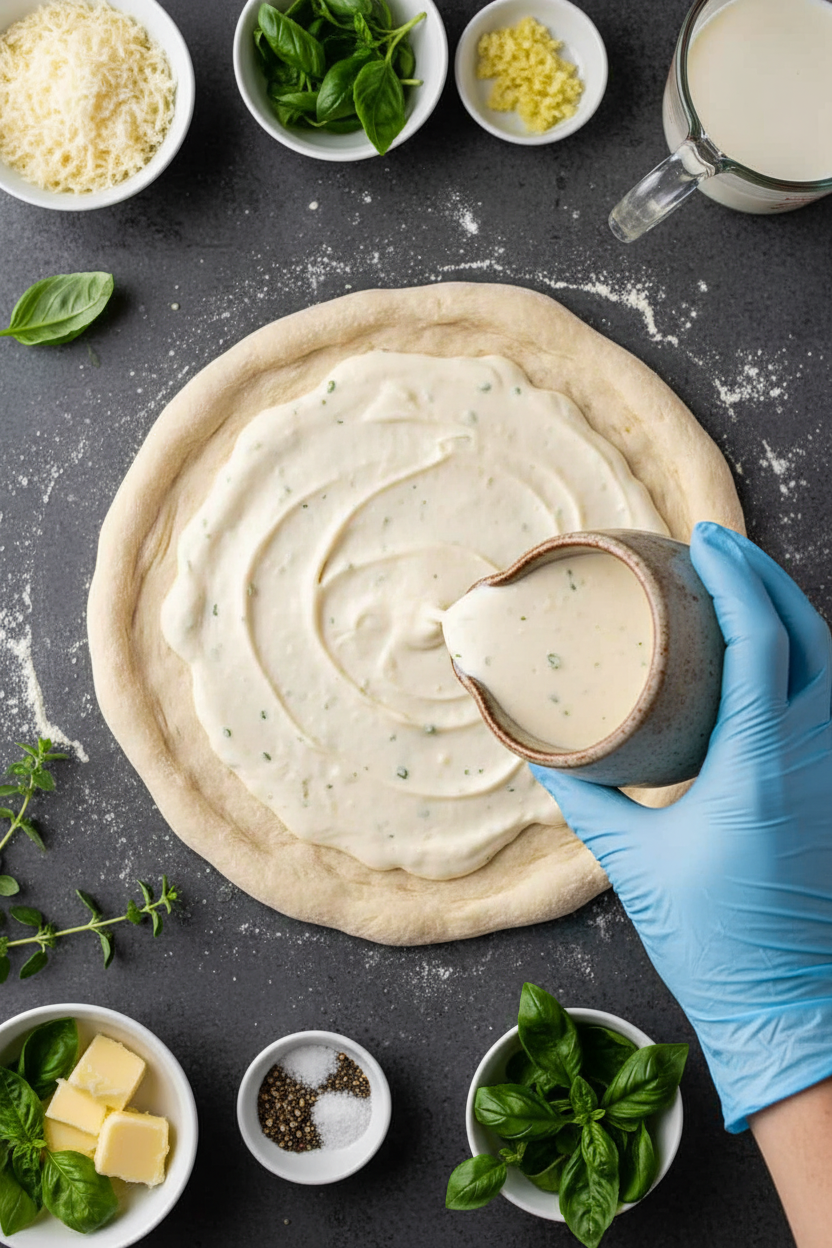 White Garlic Pizza Sauce