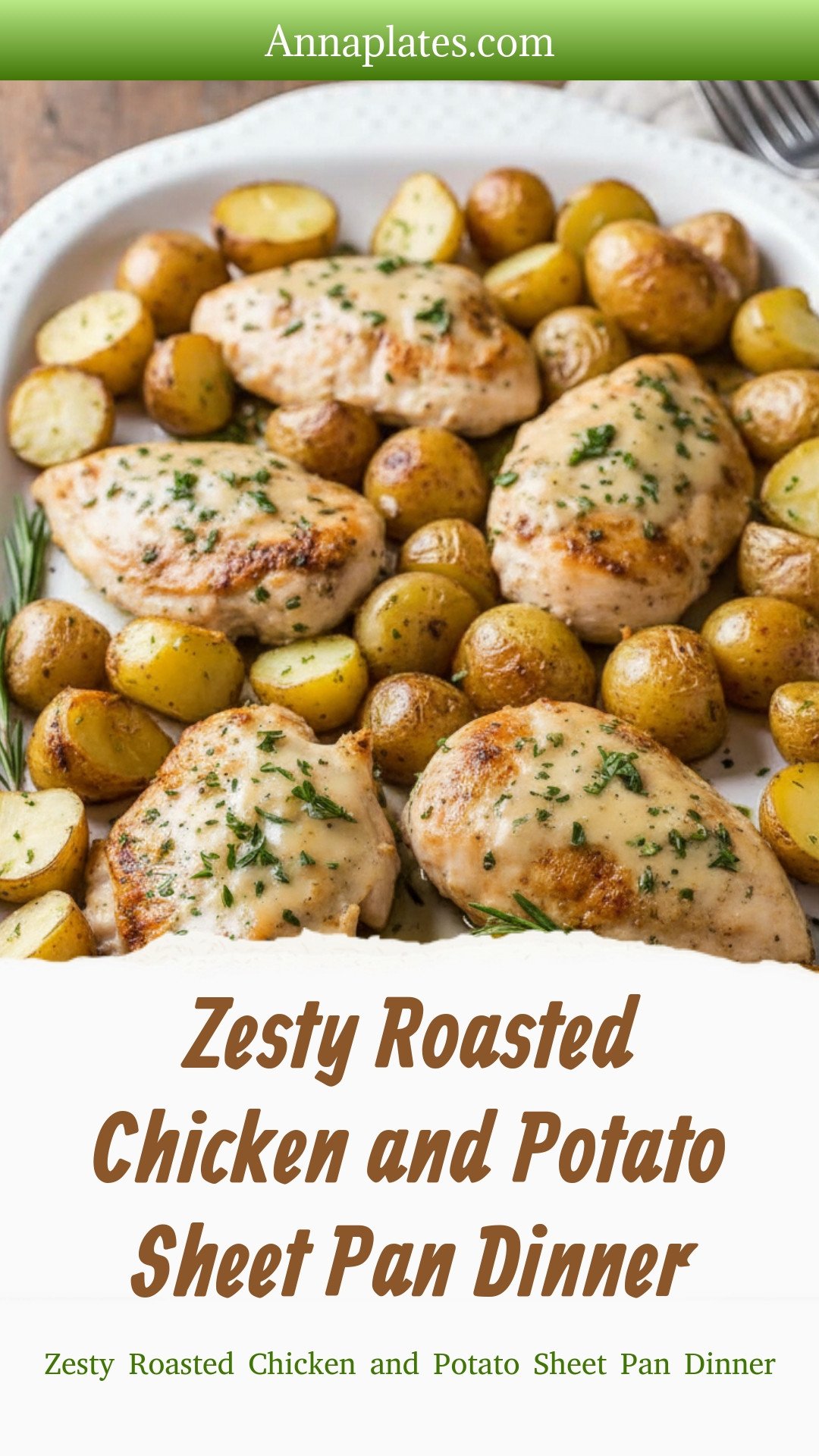 Zesty Roasted Chicken and Potato Sheet Pan Dinner