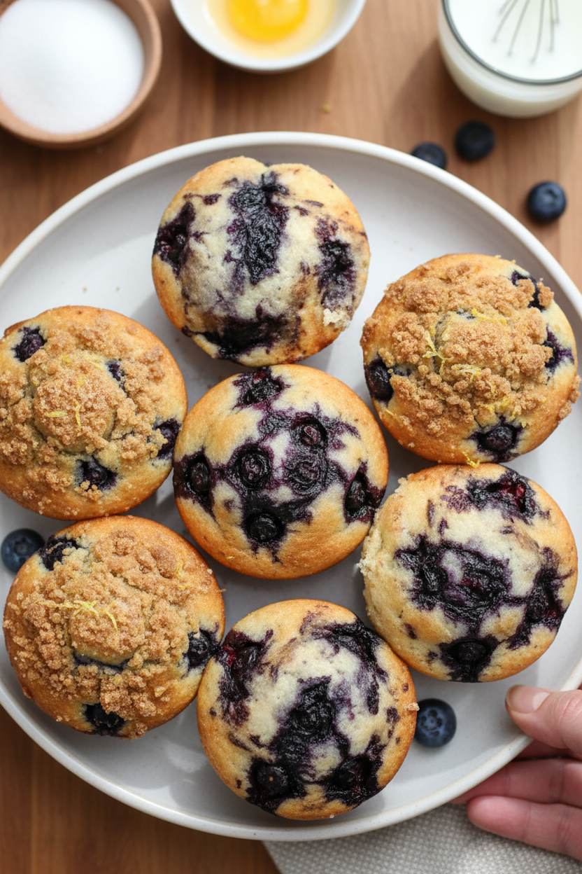 The Best Blueberry Muffins