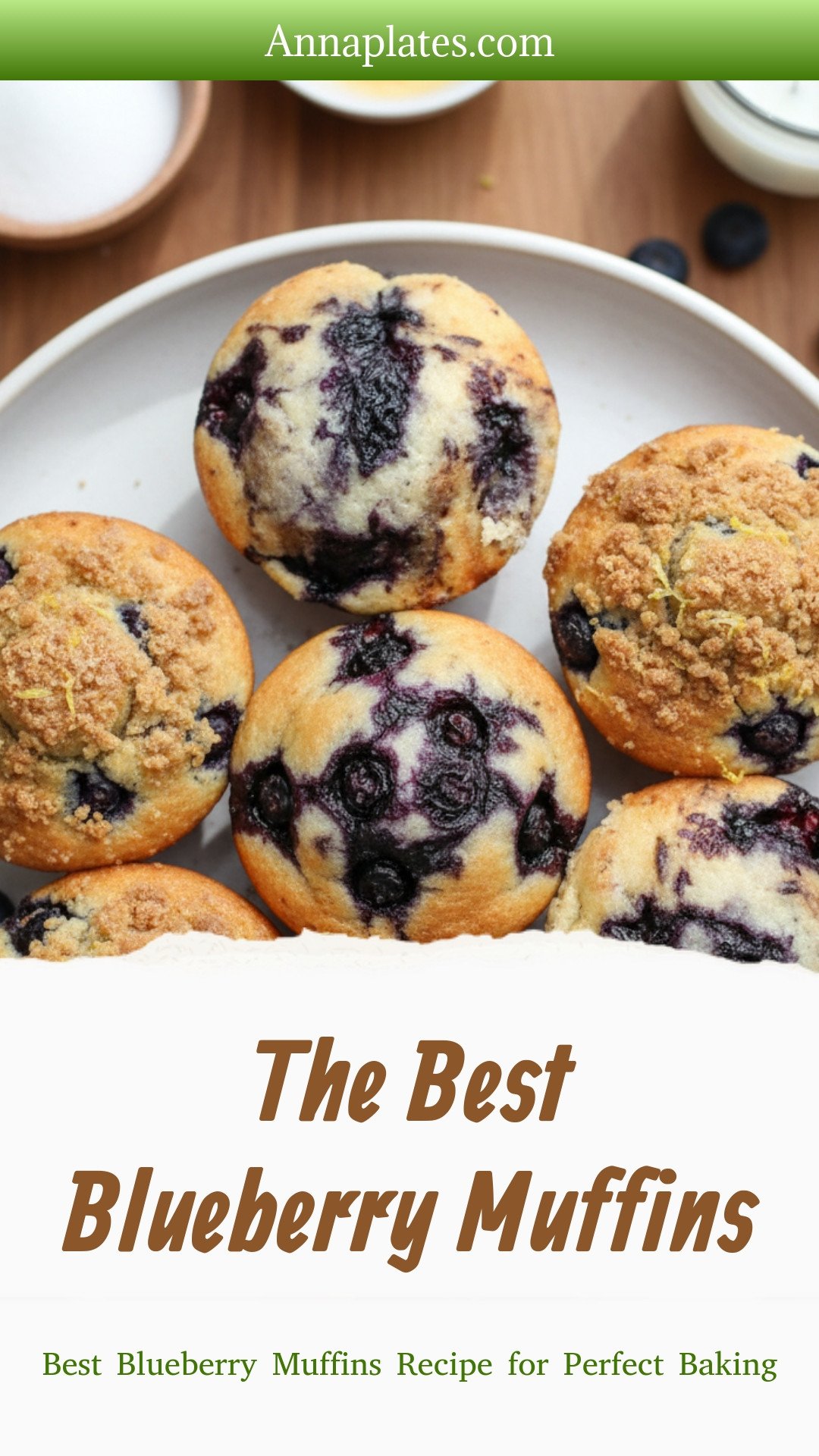 The Best Blueberry Muffins