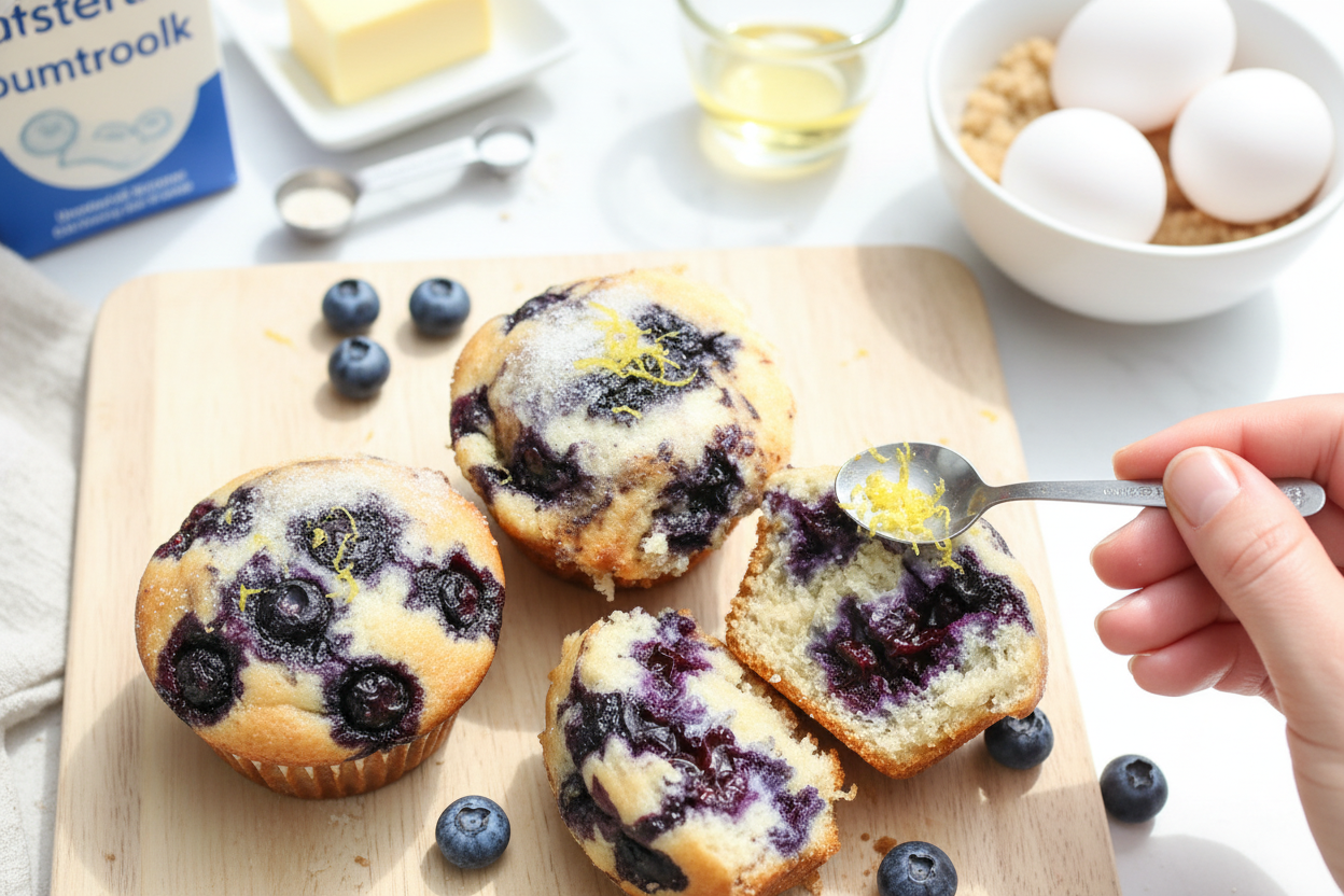 The Best Blueberry Muffins