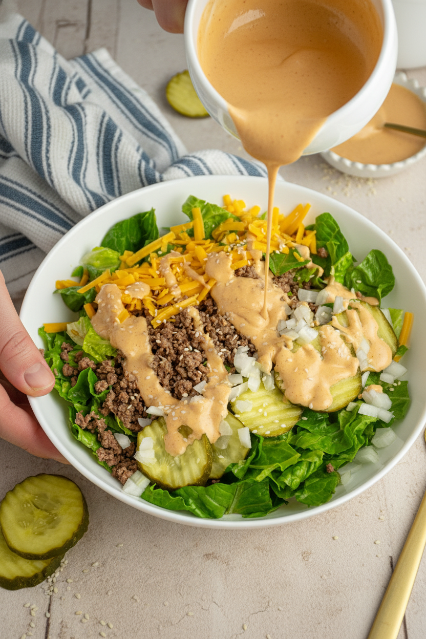 Big Mac Salad - The Schmidty Wife