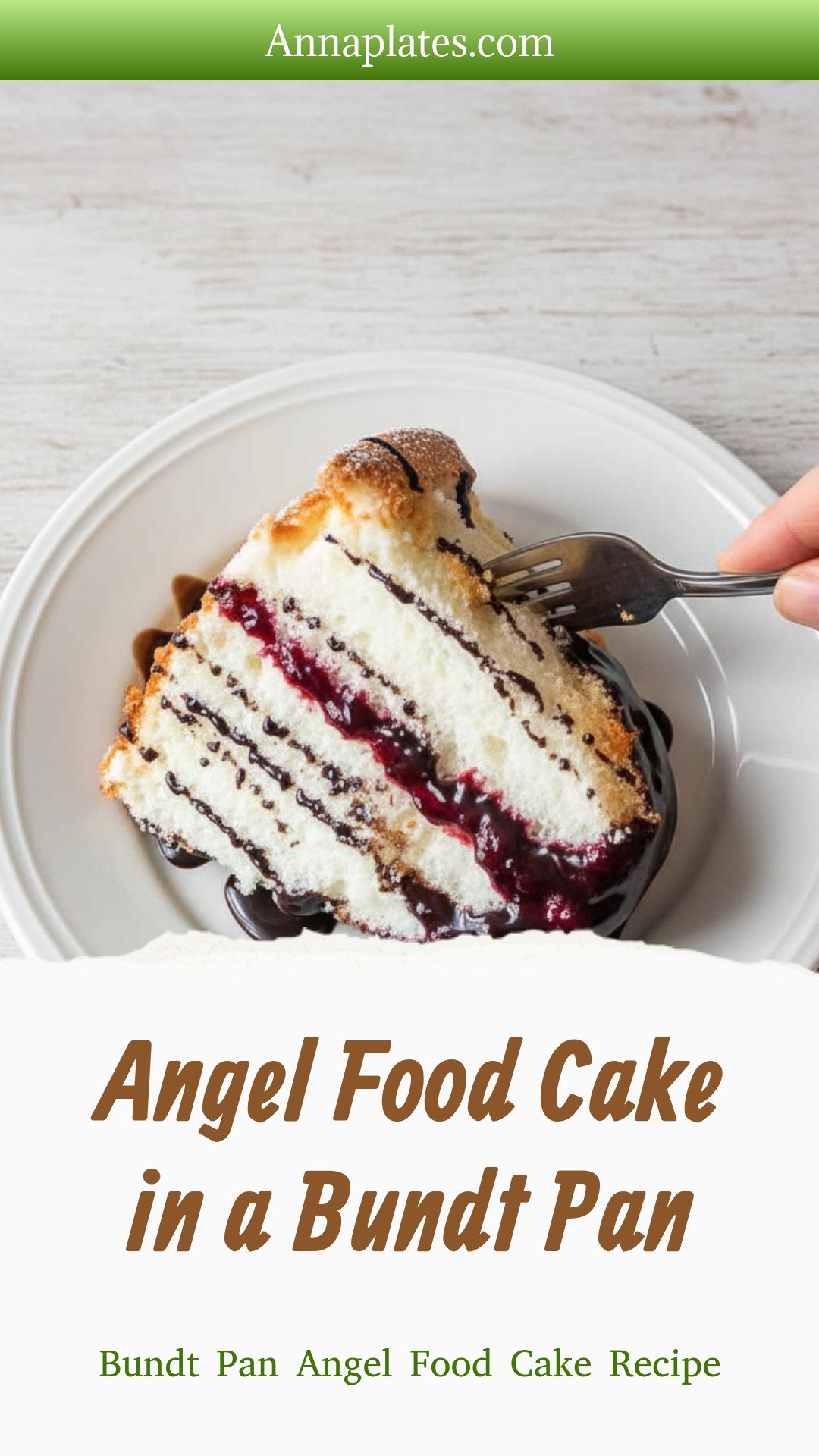 Angel Food Cake in a Bundt Pan