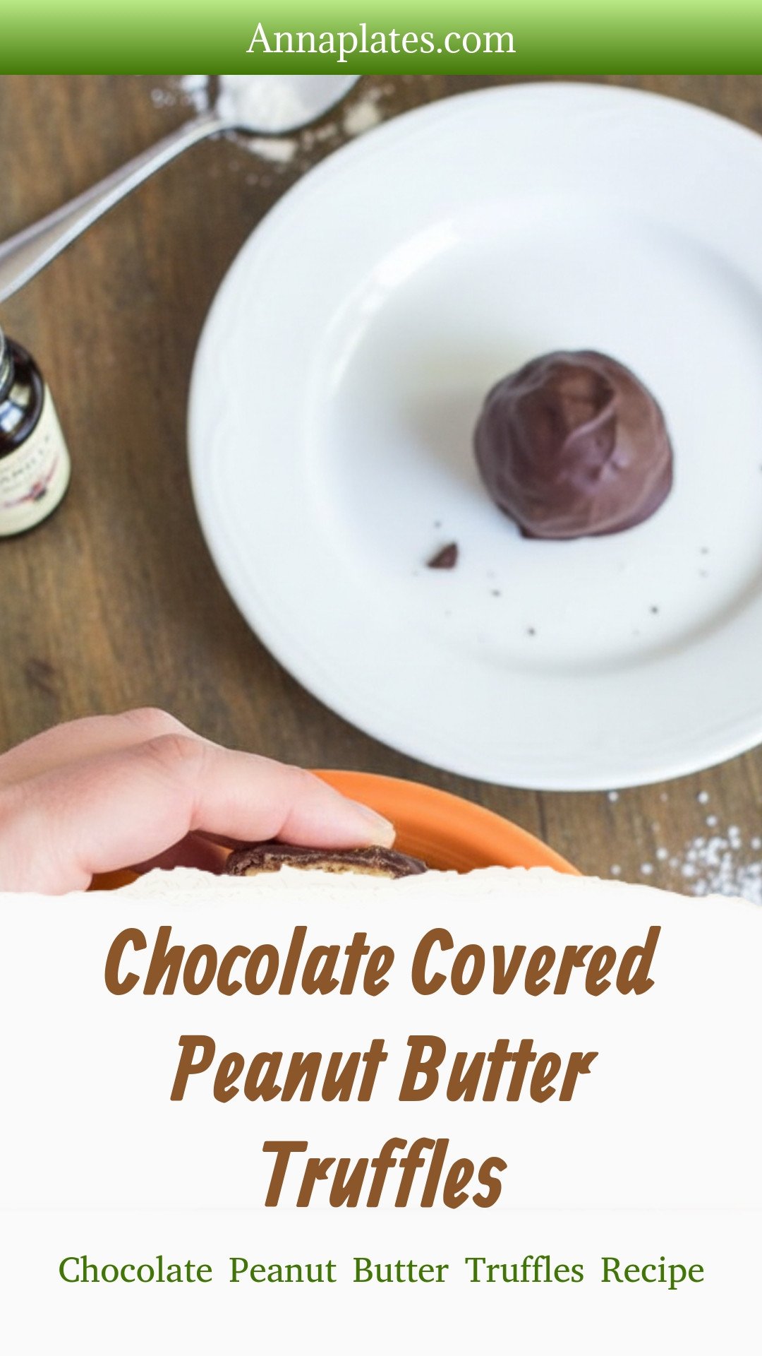 Chocolate Covered Peanut Butter Truffles