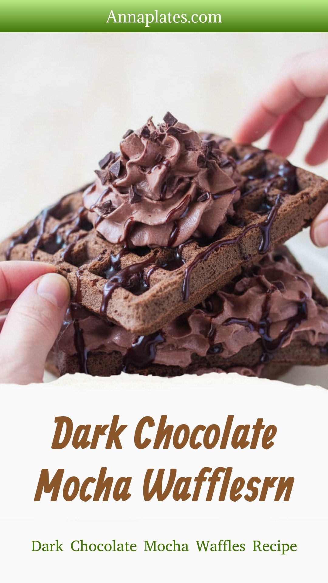 Dark Chocolate Mocha Wafflesrn