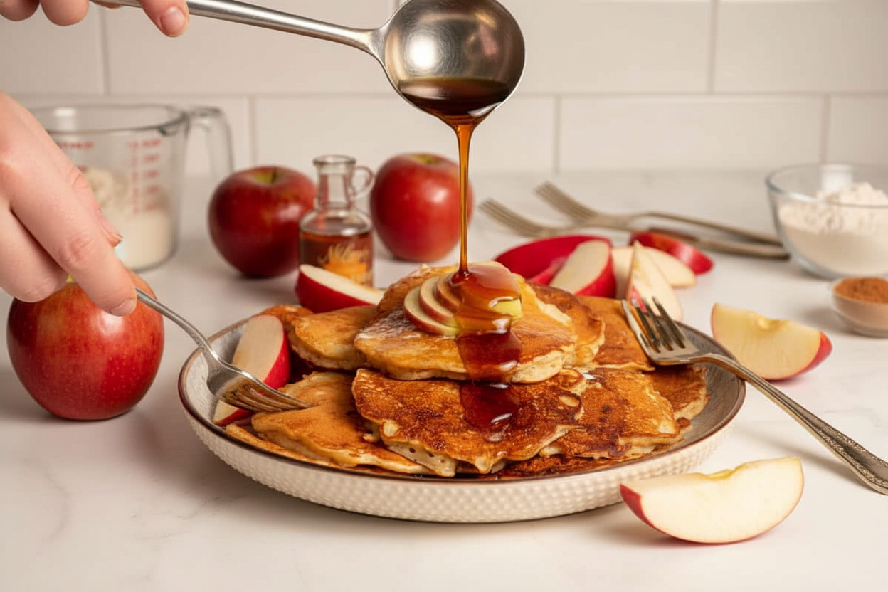 Apple Pancakes Recipe - The Schmidty Wife