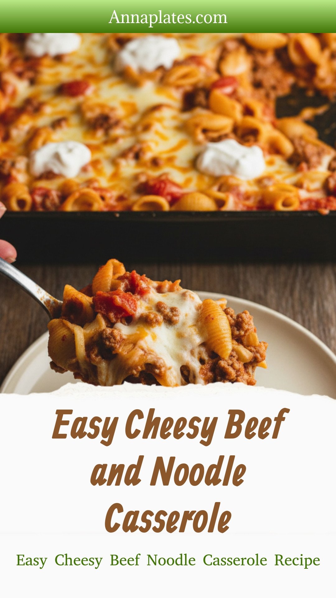 Easy Cheesy Beef and Noodle Casserole