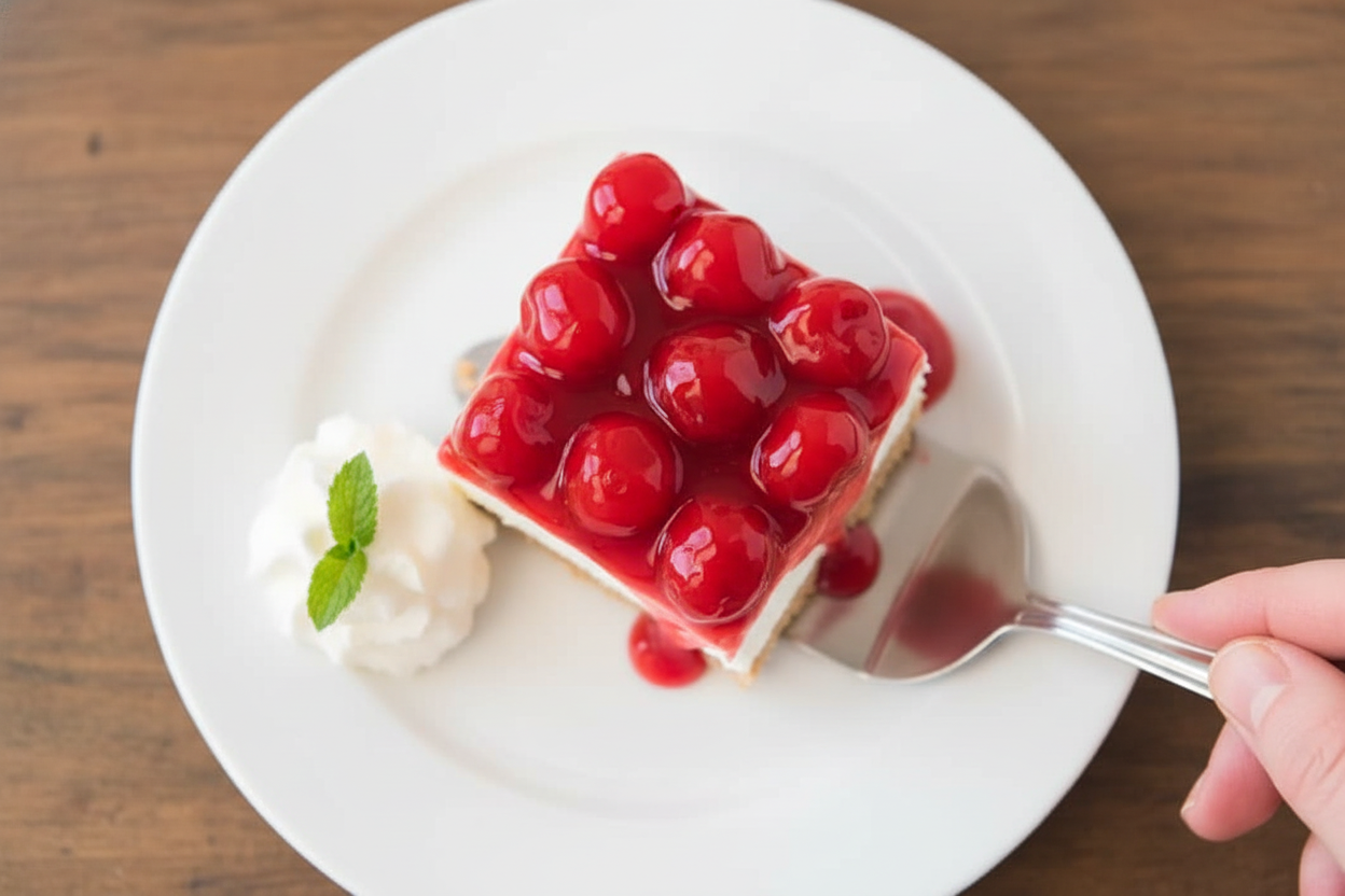 No Bake Cherry Cheesecake