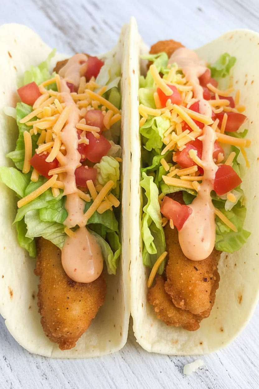 Fish Tacos with Chipotle Ranch Sauce