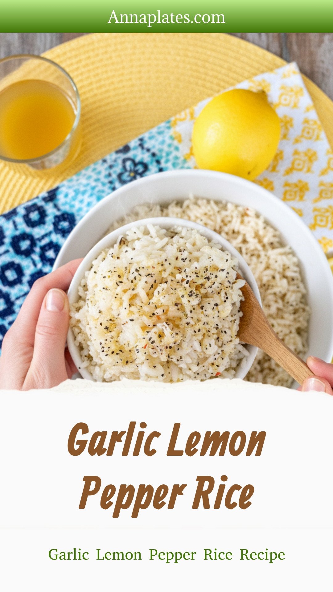 Garlic Lemon Pepper Rice
