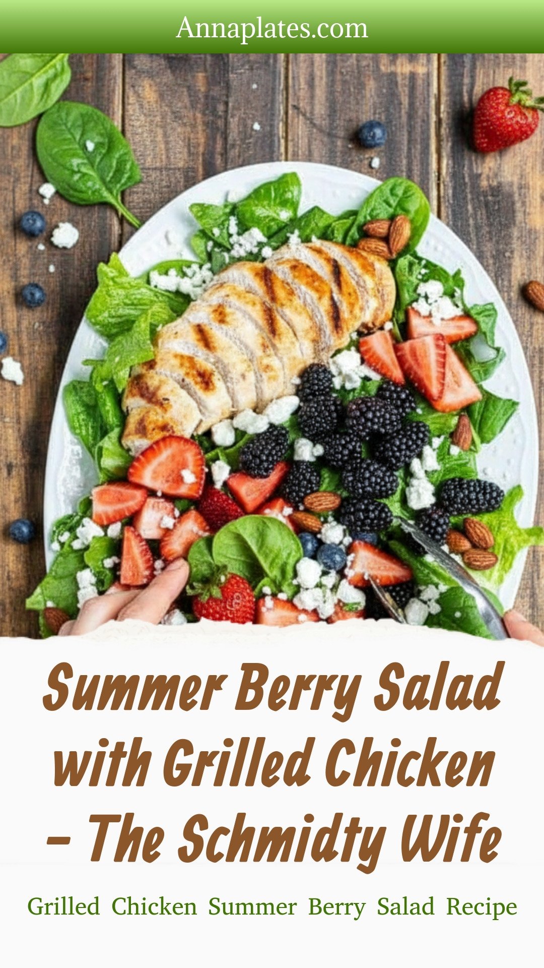 Summer Berry Salad with Grilled Chicken - The Schmidty Wife