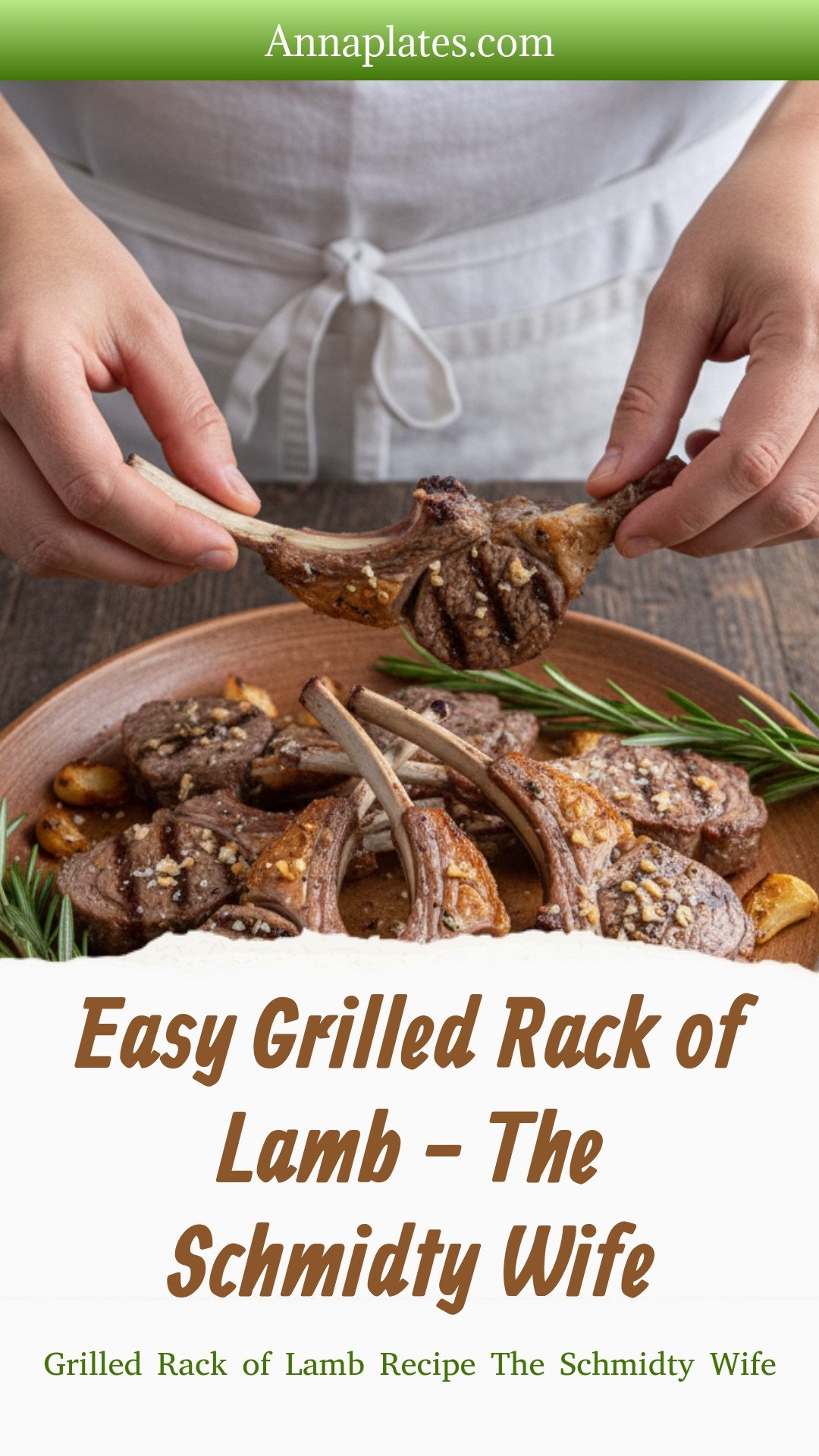 Easy Grilled Rack of Lamb - The Schmidty Wife