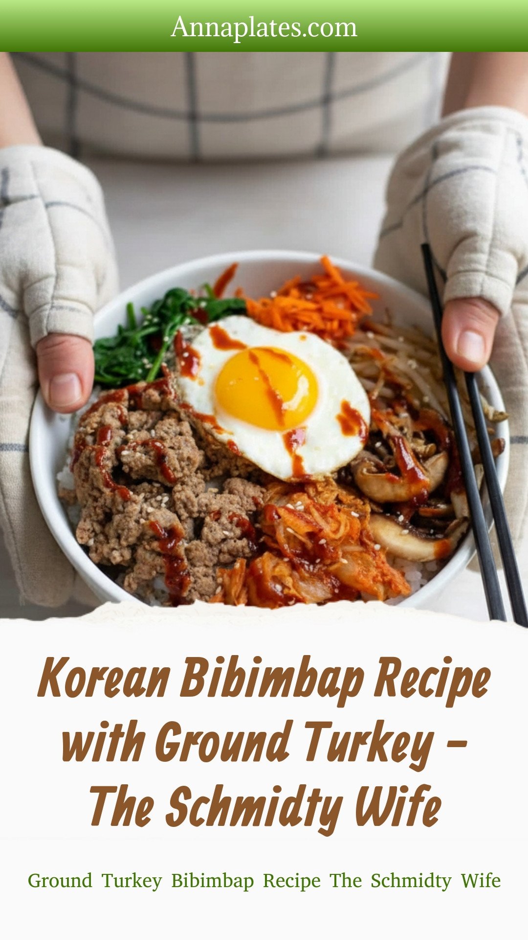 Korean Bibimbap Recipe with Ground Turkey - The Schmidty Wife