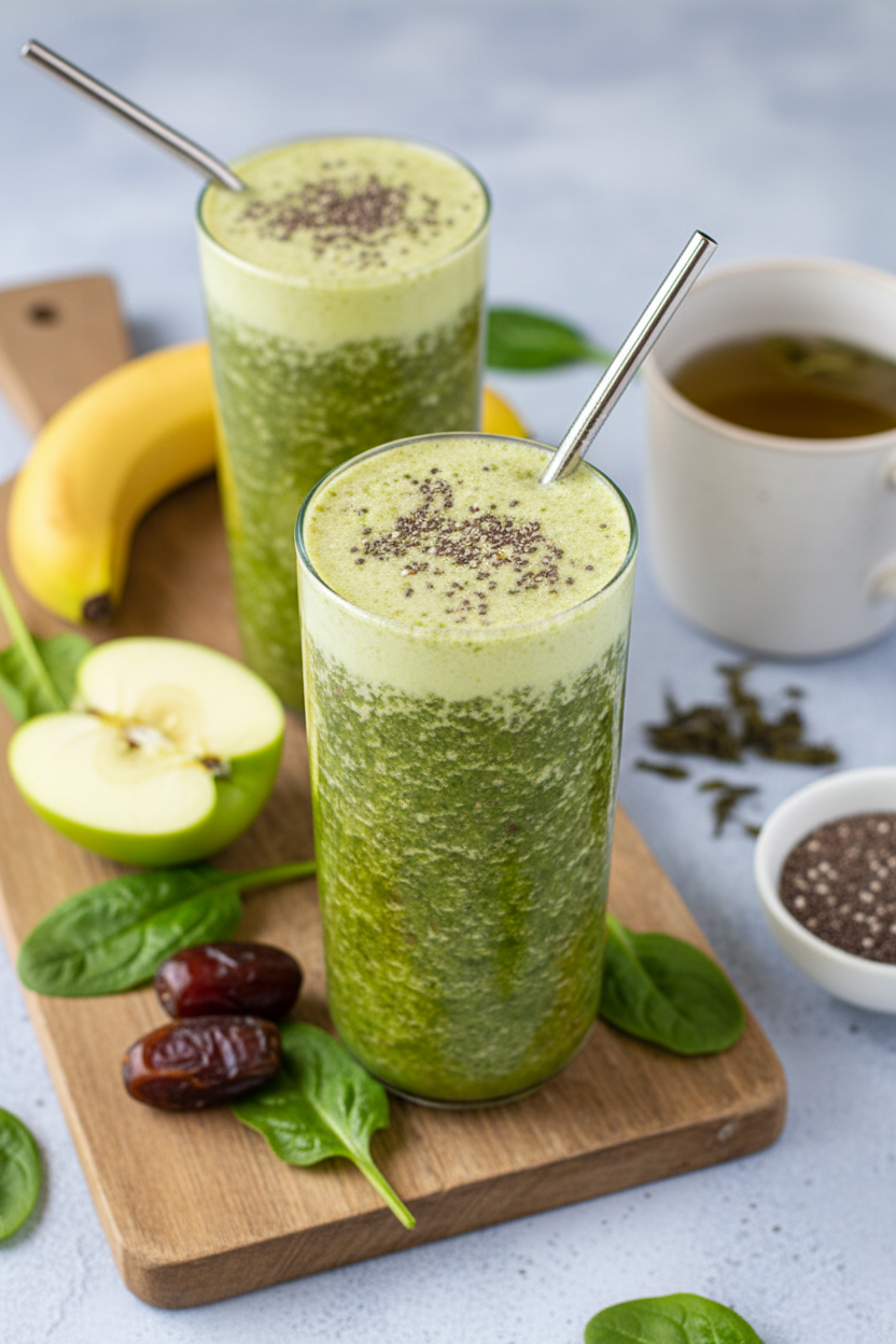 Healthy Energizing Green Smoothie - The Schmidty Wife