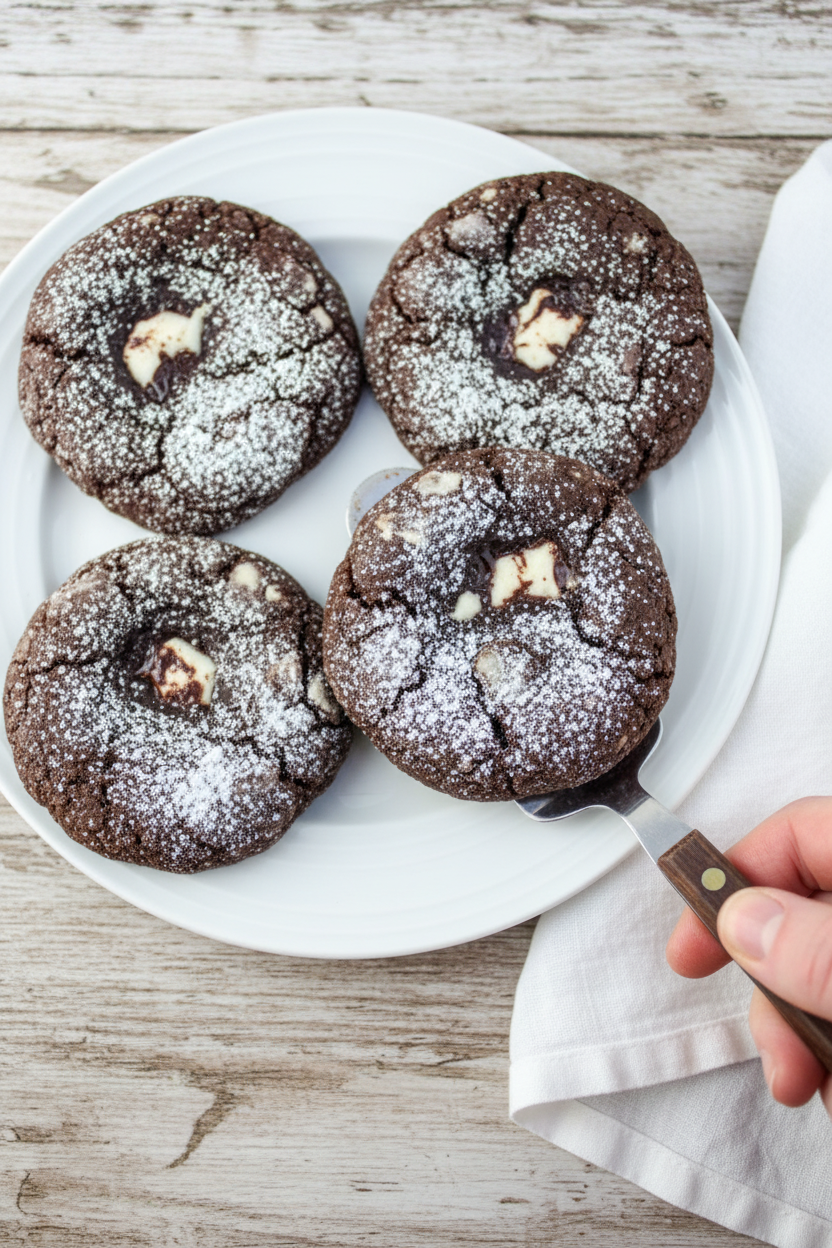 Kahlua Mocha Gooey Butter Cookies