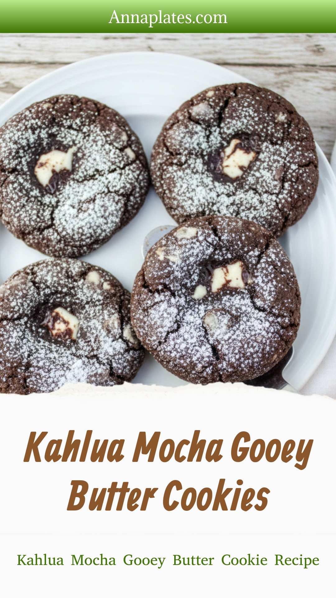 Kahlua Mocha Gooey Butter Cookies
