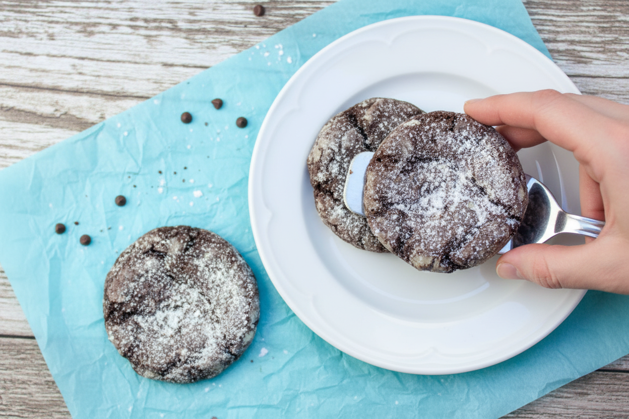 Kahlua Mocha Gooey Butter Cookies
