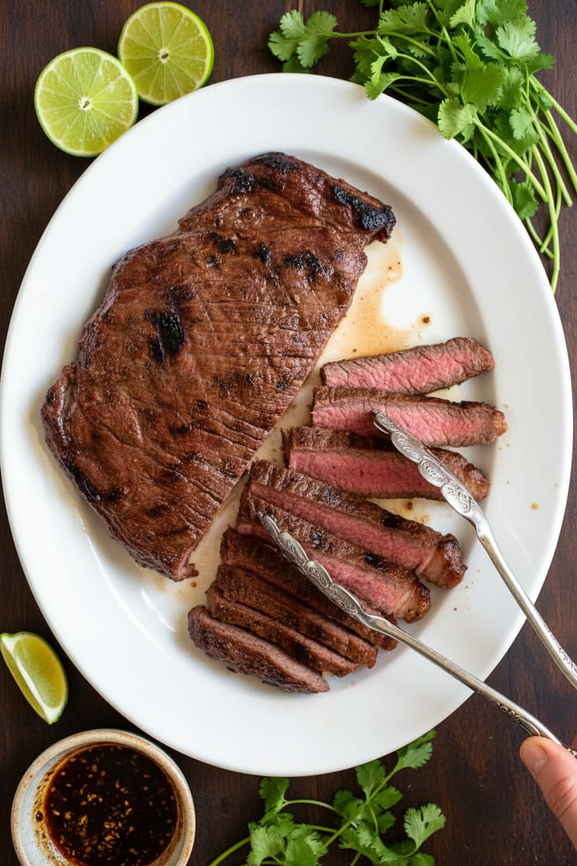 Marinated & Grilled Flank Steak  - The Schmidty Wife