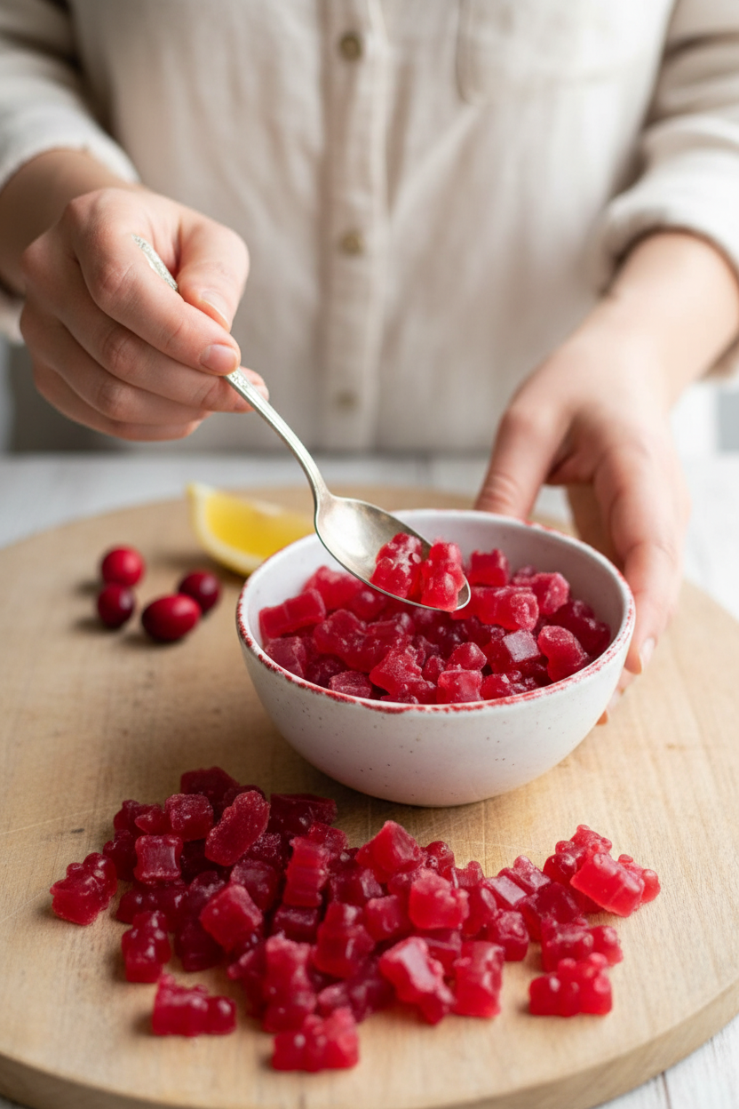 Real Cranberry Gummy Bears