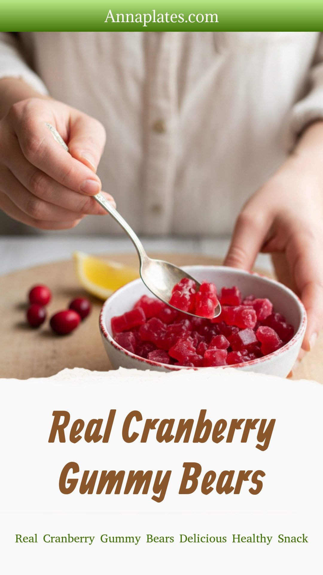 Real Cranberry Gummy Bears