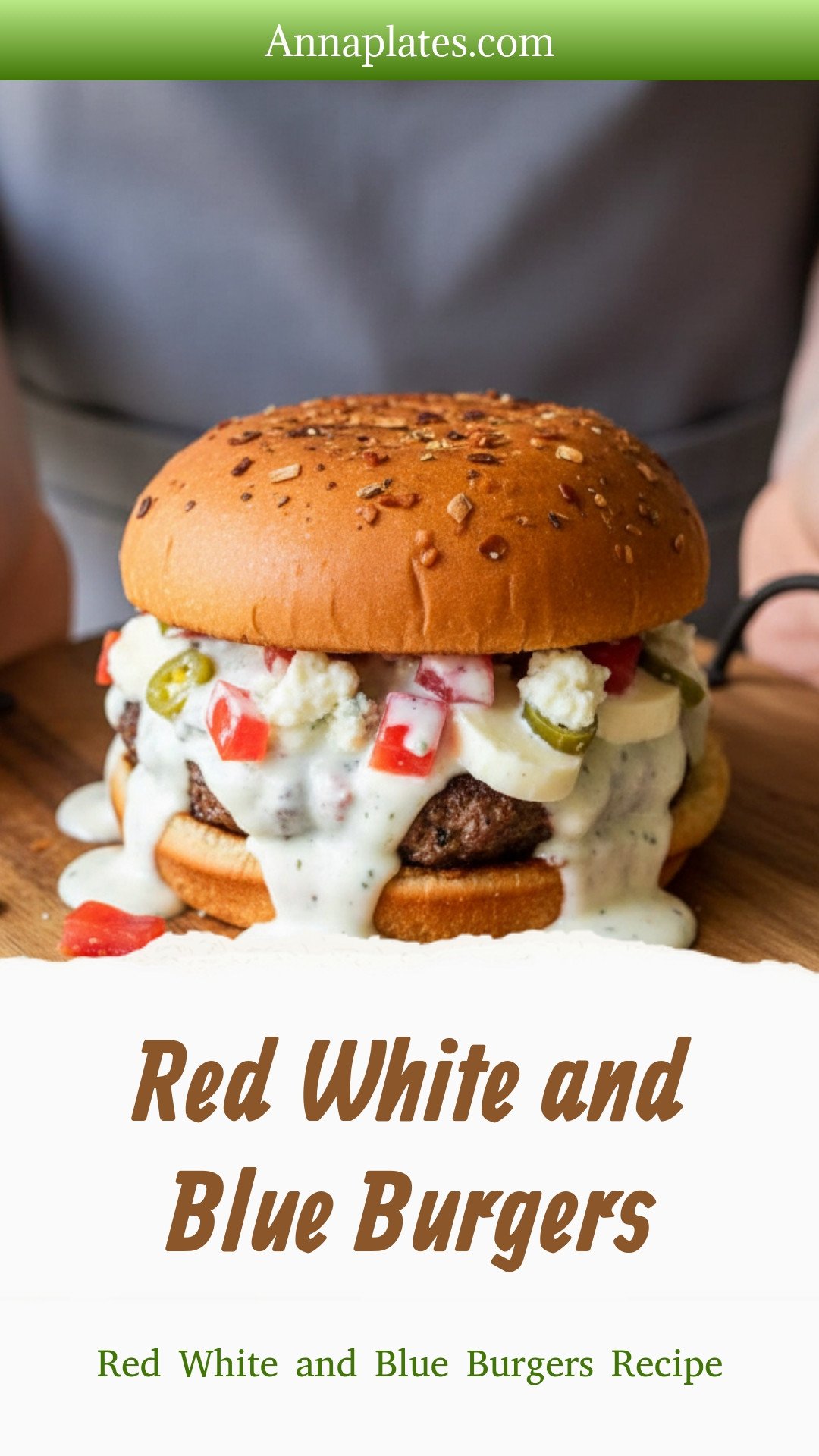 Red White and Blue Burgers