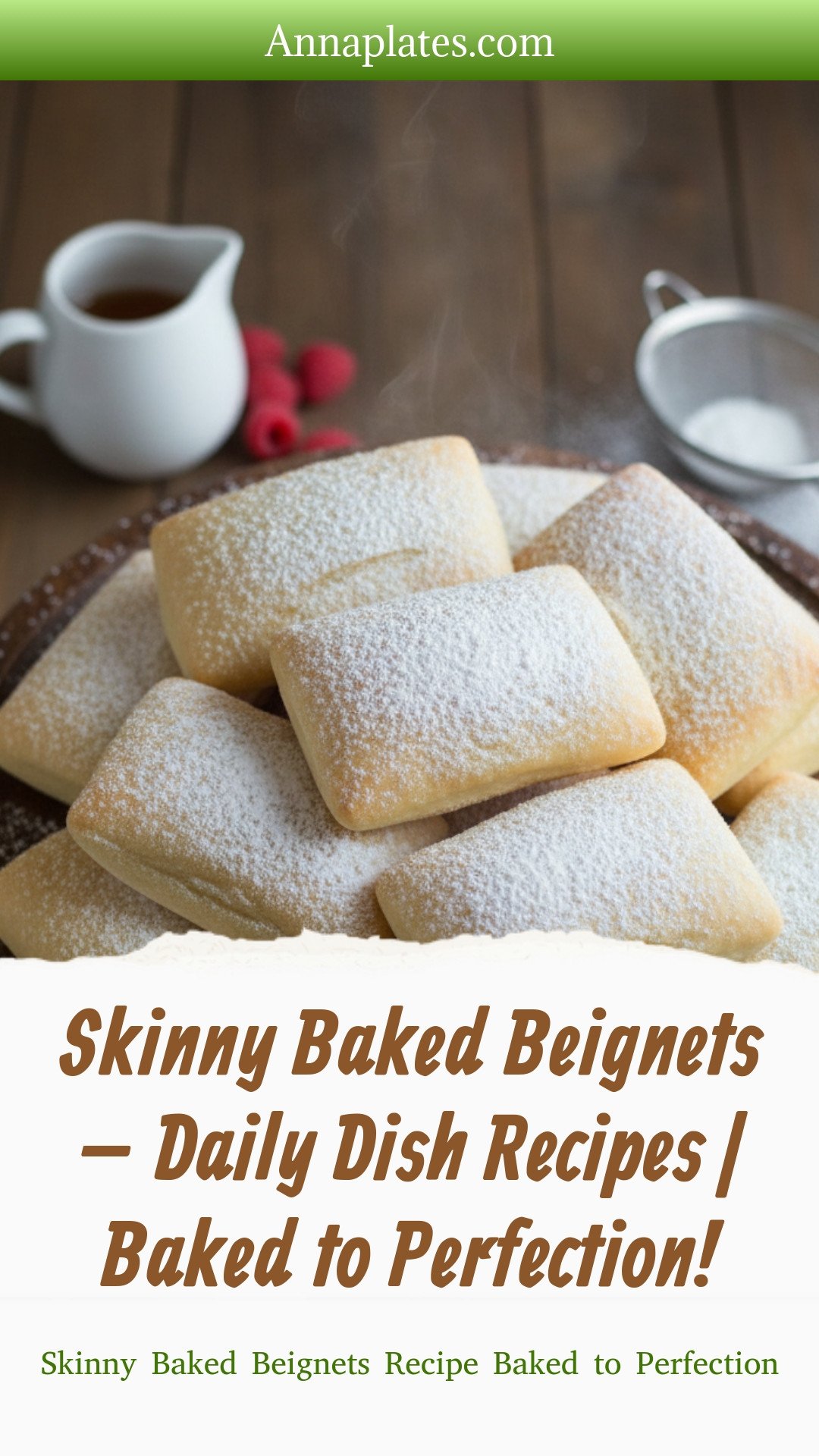 Skinny Baked Beignets – Daily Dish Recipes | Baked to Perfection!