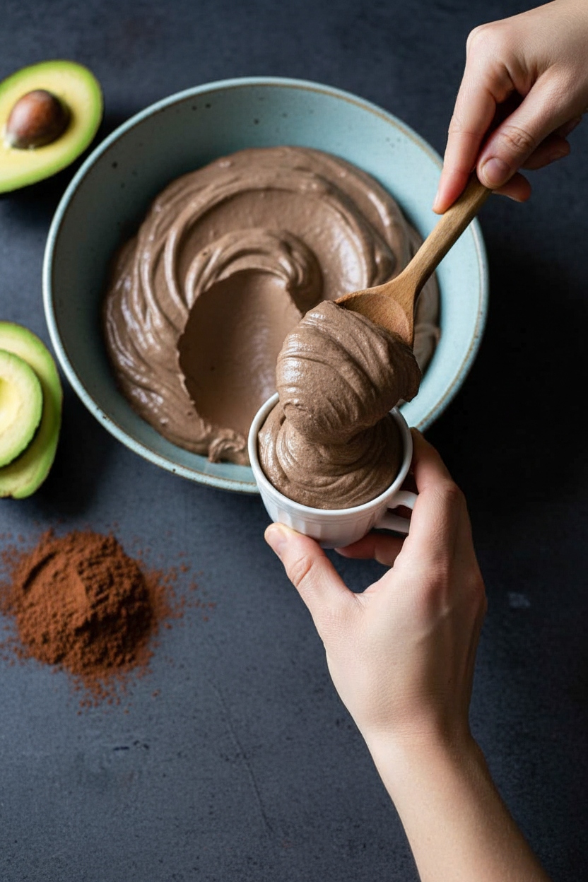Avocado Chocolate Mousse - Two Ingredient Recipes