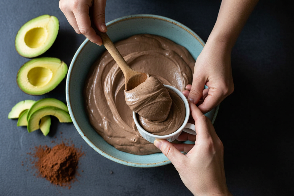 Avocado Chocolate Mousse - Two Ingredient Recipes