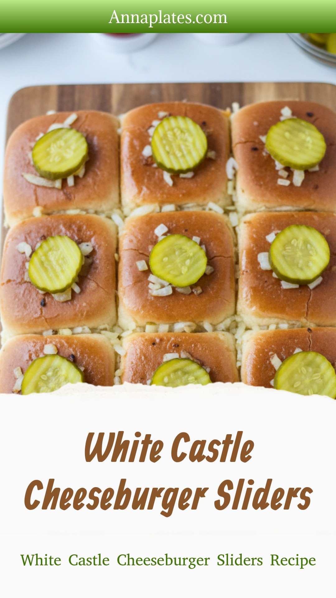White Castle Cheeseburger Sliders 
