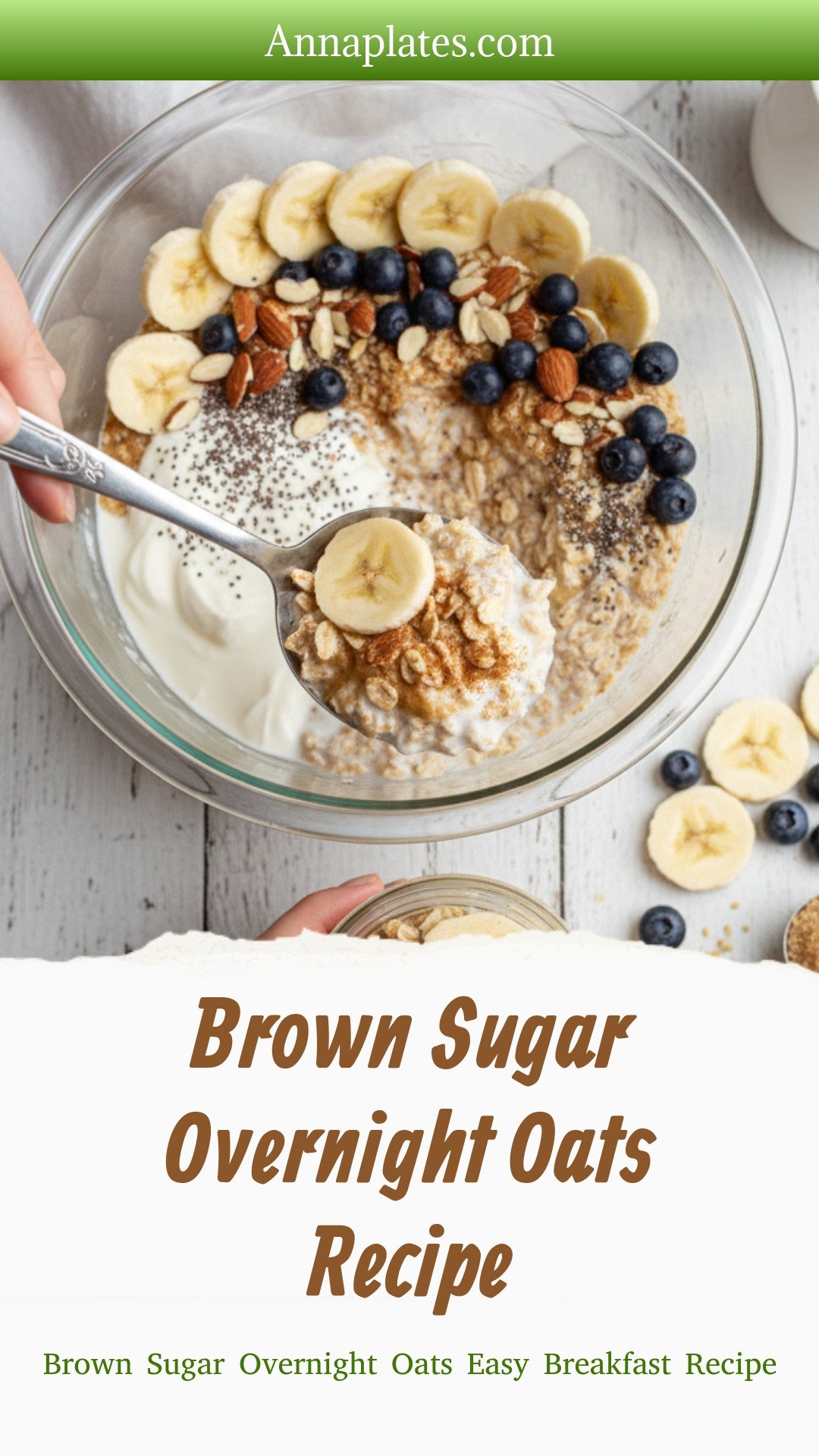 Brown Sugar Overnight Oats Easy Breakfast Recipe