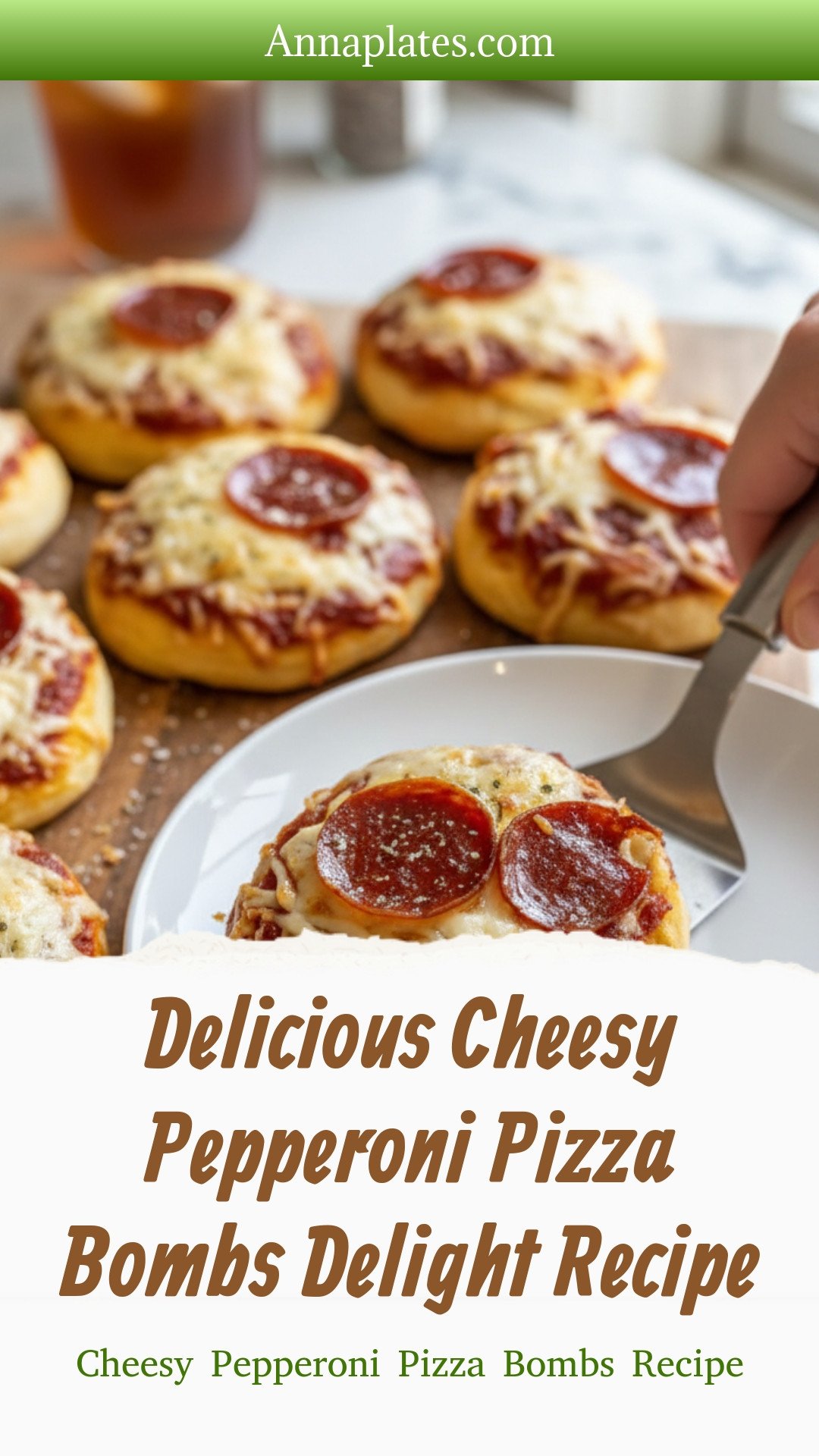Cheesy Pepperoni Pizza Bombs Recipe