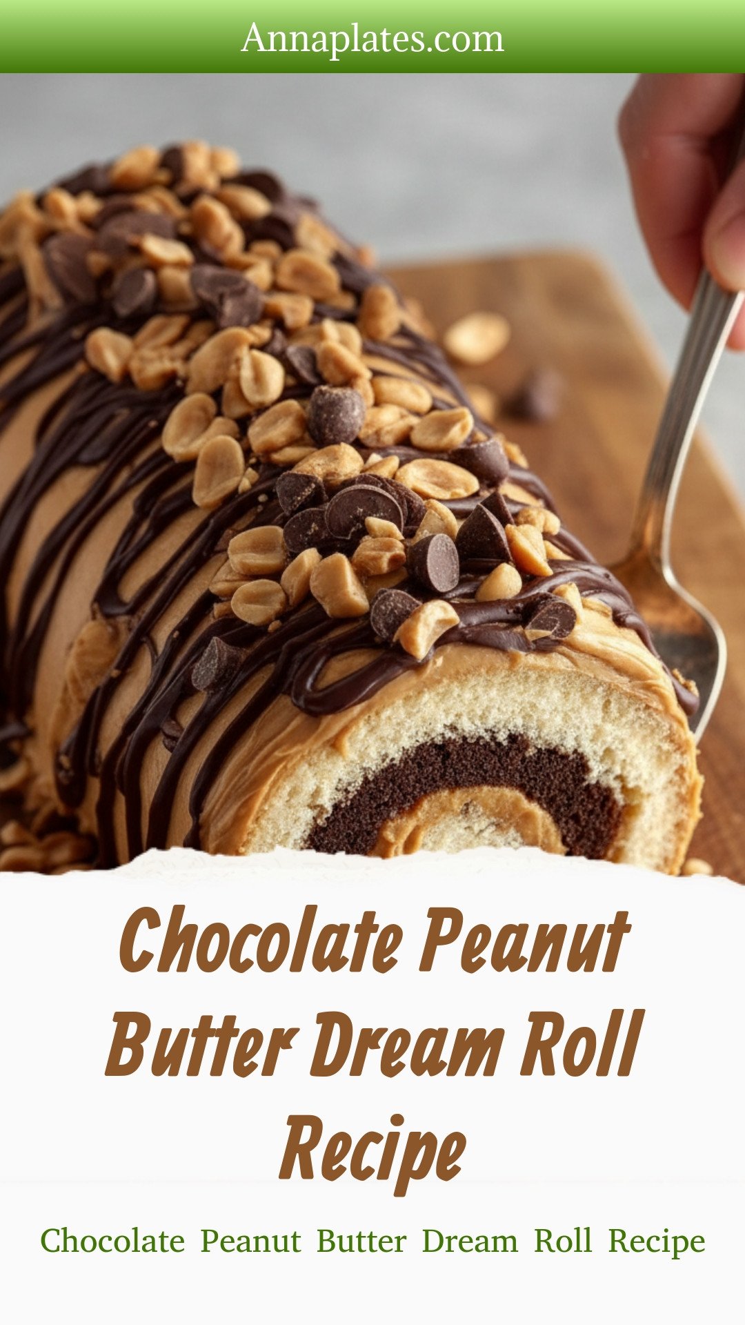 Chocolate Peanut Butter Dream Roll Recipe