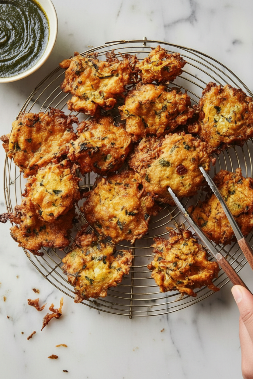 Crispy Vegetable Pakoras Recipe Easy Homemade